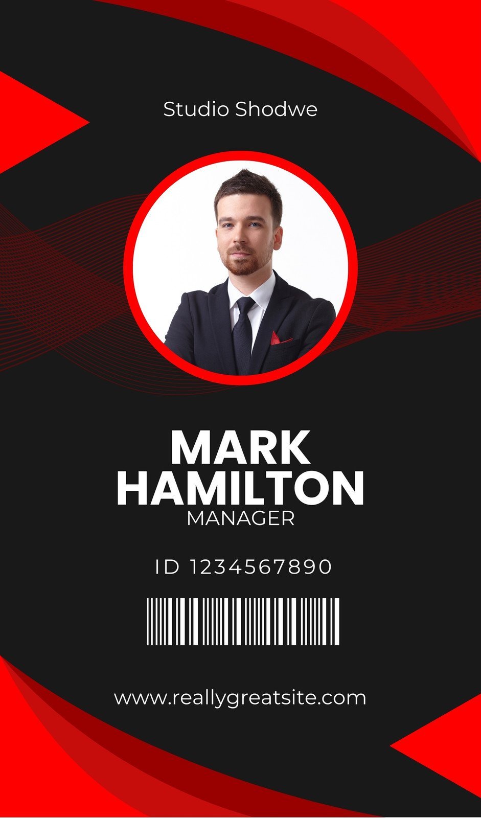 School ID card template - Payal Production